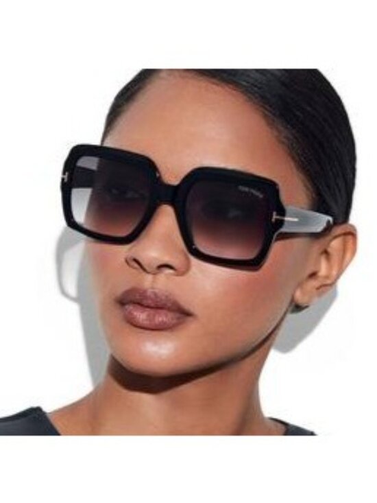 NEW TOM FORD SUNGLASSES KAYA TF1082 53E WOMEN HAVANA/YELLOW EYEWEAR FT1082 main image 4